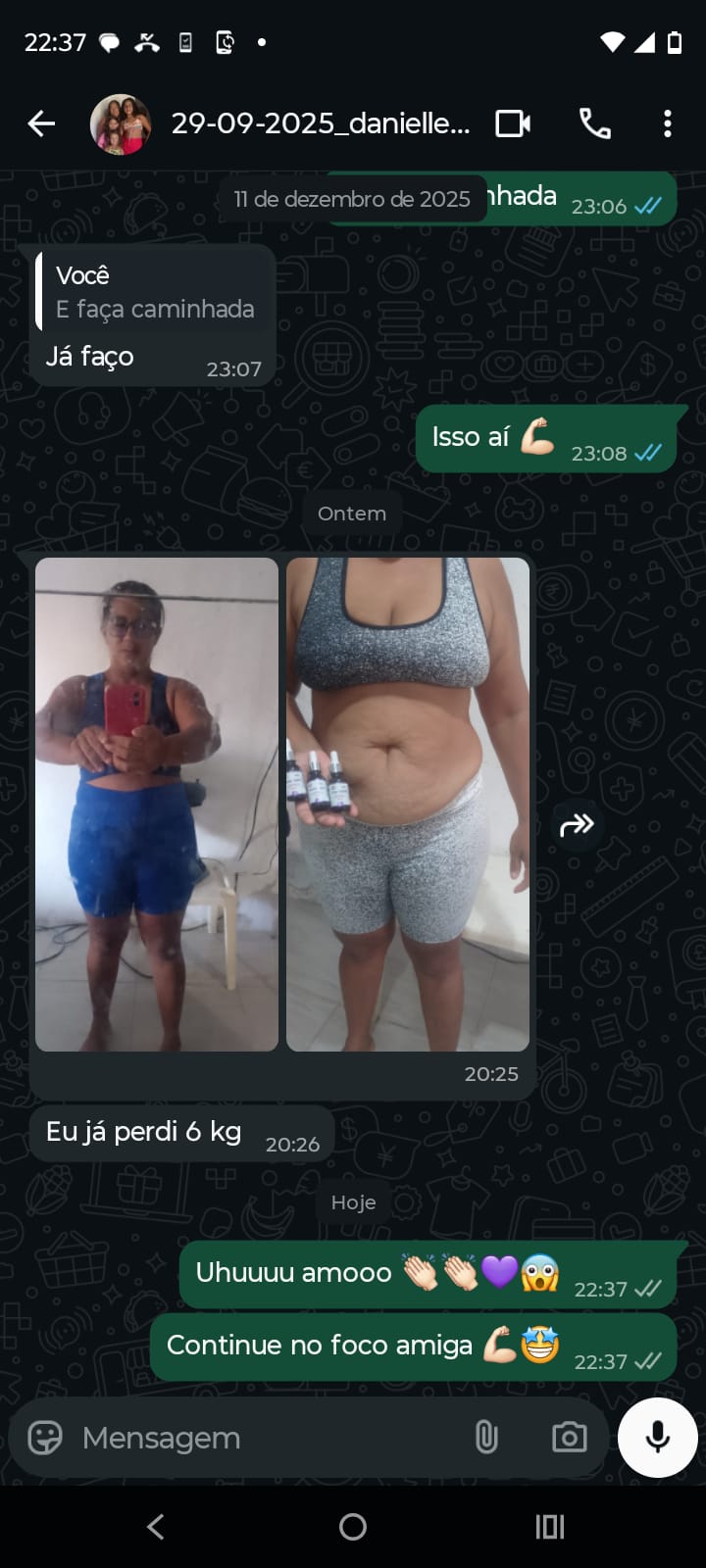 Depoimento WhatsApp do Mounjax